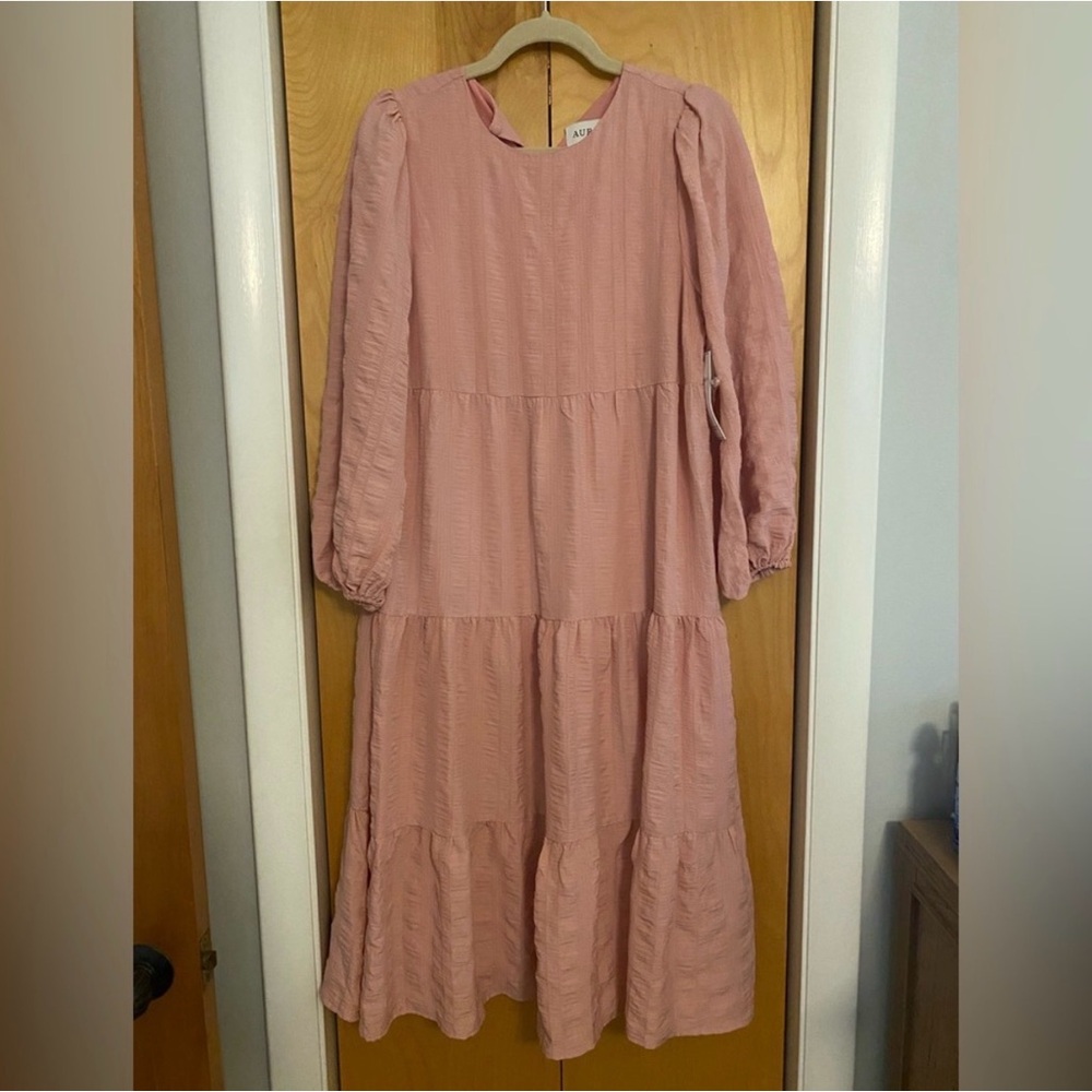 Pink Tiered Dress - Picture 1 of 4